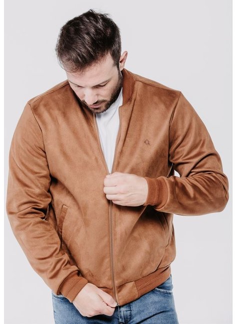 Suede Jaqueta Bomber Masculina CamurÃ§a Jaqueta Masculina